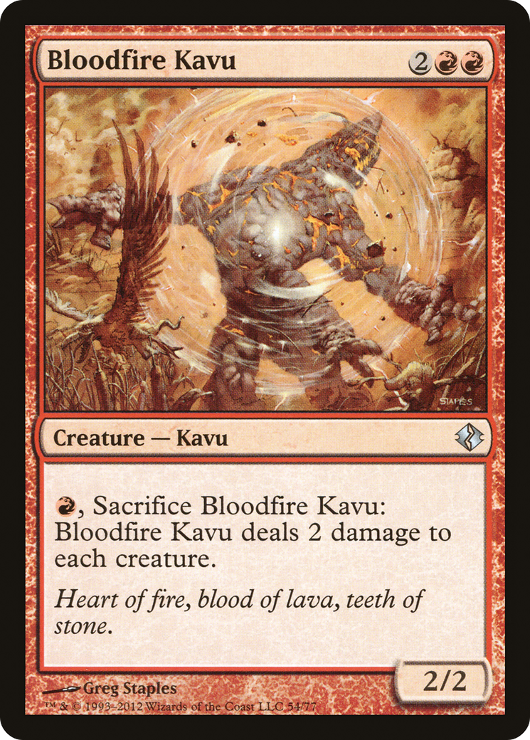 Image of Bloodfire Kavu (DDI-054) - Duel Decks: Venser vs. Koth