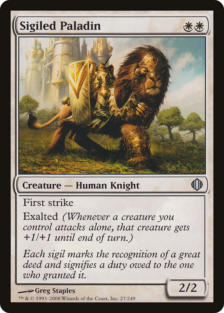Image of Sigiled Paladin (ALA-027) - Shards of Alara