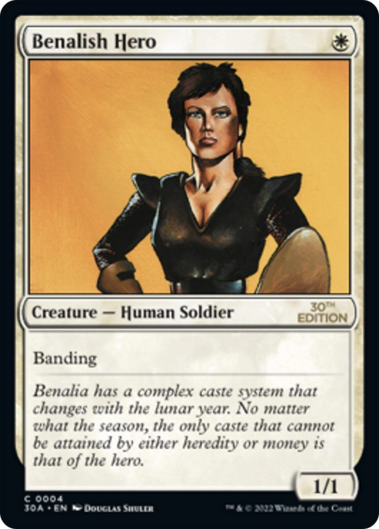 Image of Benalish Hero (30A-004) - 30th Anniversary Edition