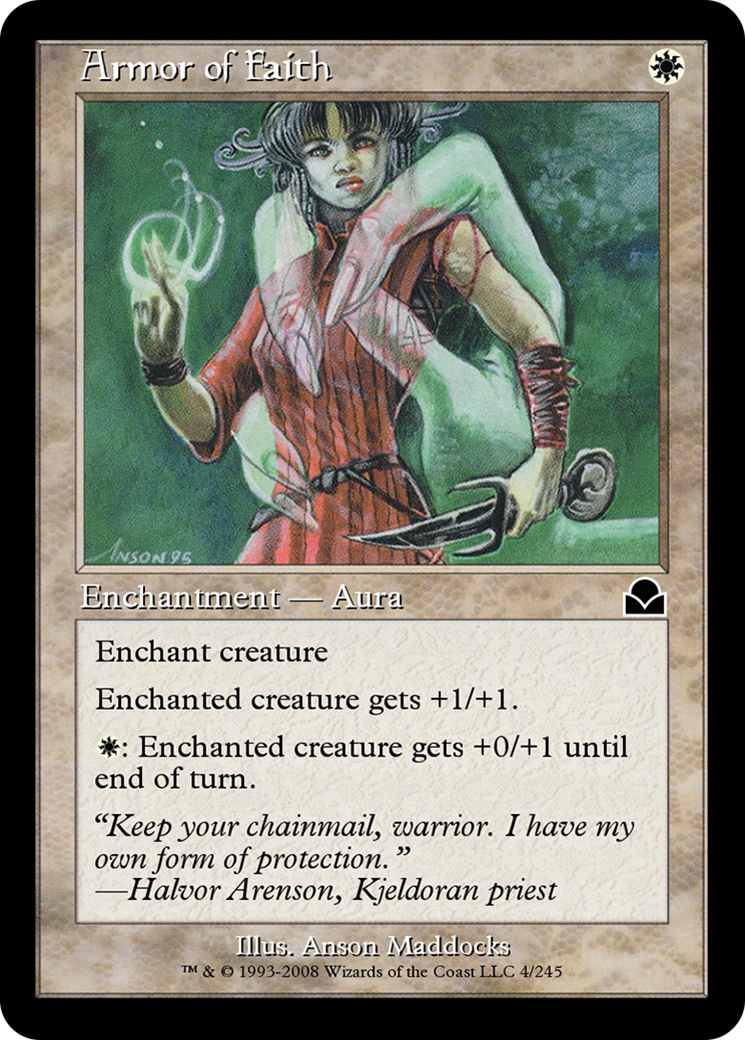 Image of Armor of Faith (ME2-004) - Masters Edition II Foil