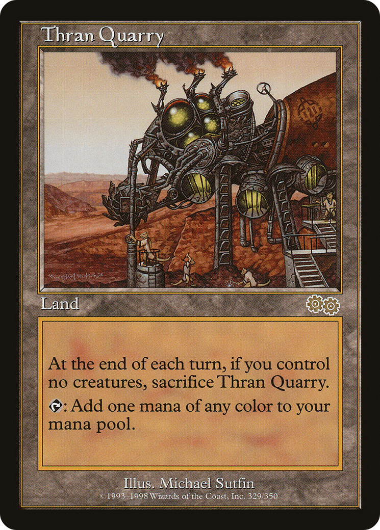 Image of Thran Quarry (USG-329) - Urza's Saga