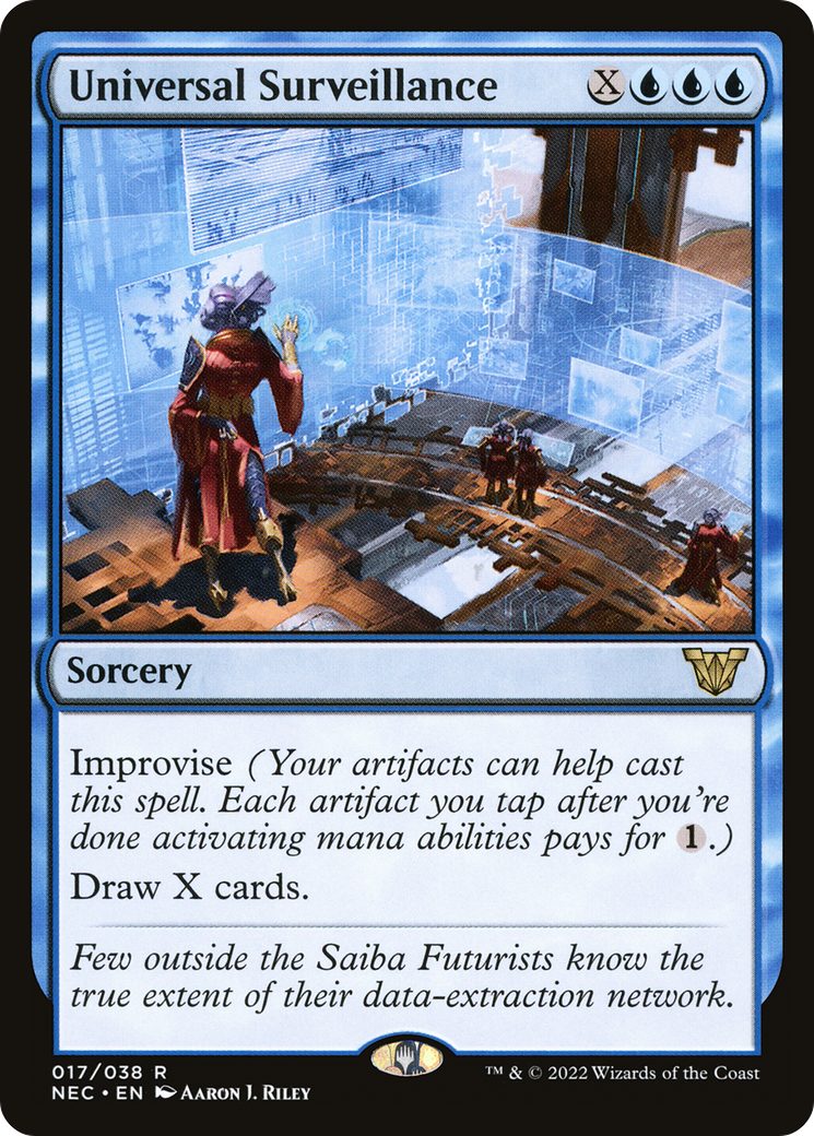 Image of Universal Surveillance (NEC-017) - Neon Dynasty Commander