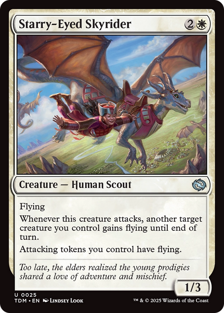 Image of Starry-Eyed Skyrider (TDM-025) - Tarkir: Dragonstorm