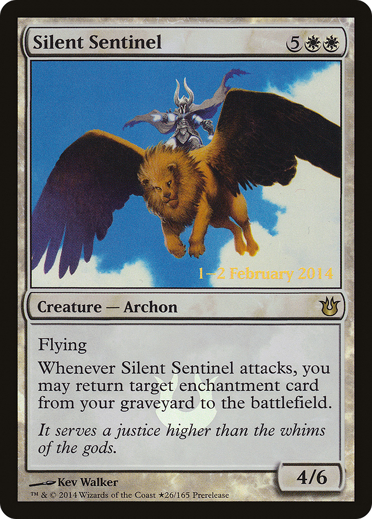 Image of Silent Sentinel (PRE-026) - Born of the Gods Promos Foil
