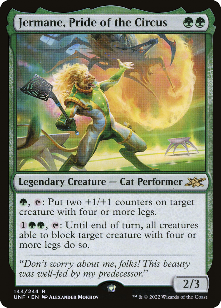 Image of Jermane, Pride of the Circus (UNF-144) - Unfinity