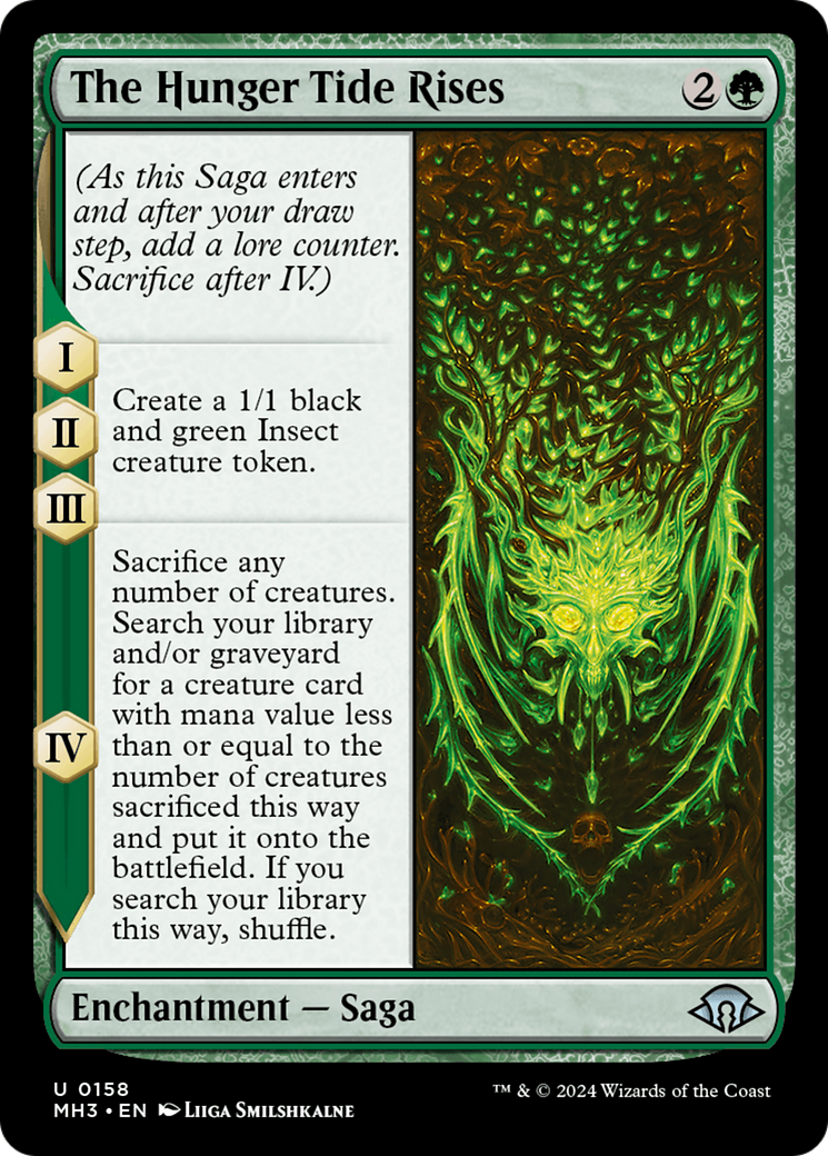 Image of The Hunger Tide Rises (MH3-158) - Modern Horizons 3 Foil