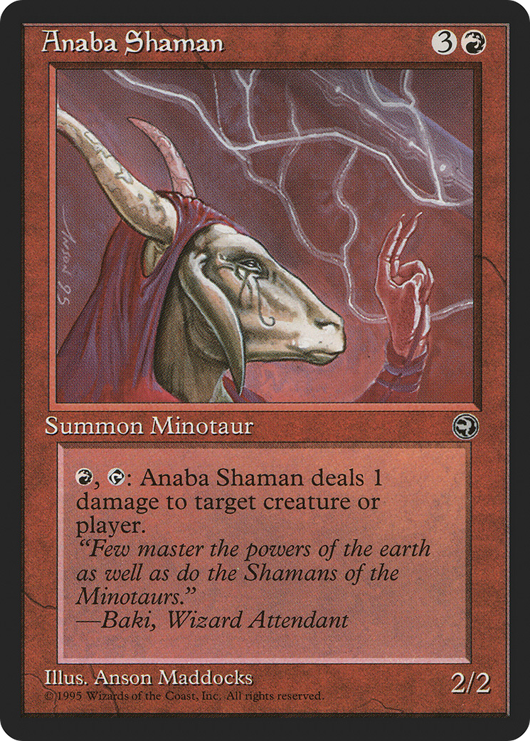 Image of Anaba Shaman [Version 2] (HML-086) - Homelands