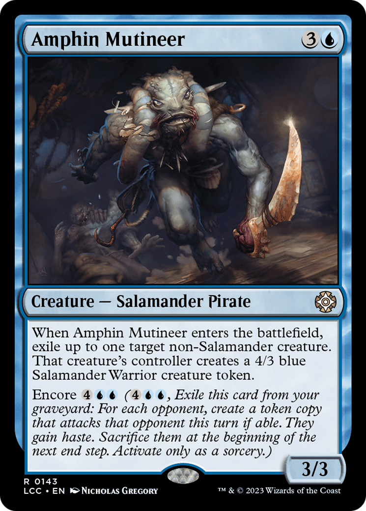 Image of Amphin Mutineer (LCC-143) - The Lost Caverns of Ixalan Commander