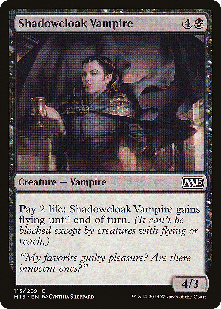 Image of Shadowcloak Vampire (M15-113) - Magic 2015