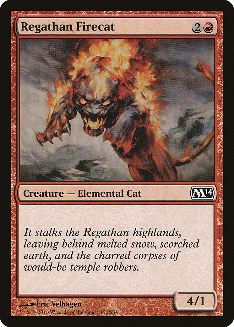 Image of Regathan Firecat (M14-150) - Magic 2014