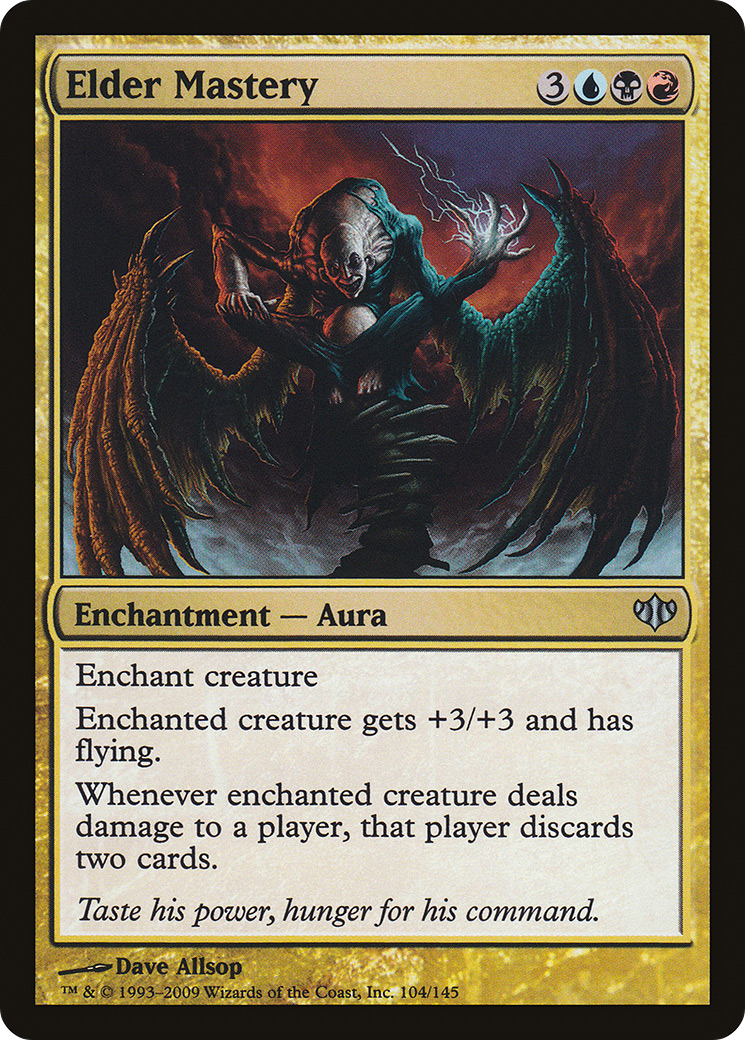 Image of Elder Mastery (CON-104) - Conflux Foil
