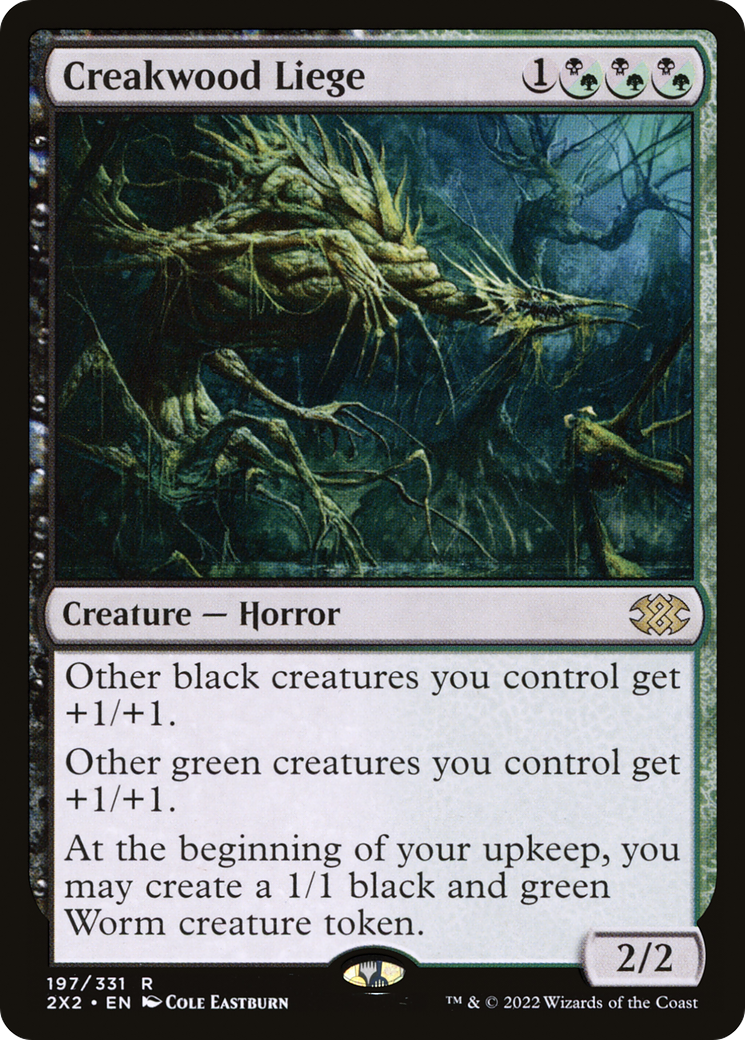 Image of Creakwood Liege (2X2-197) - Double Masters 2022 Foil