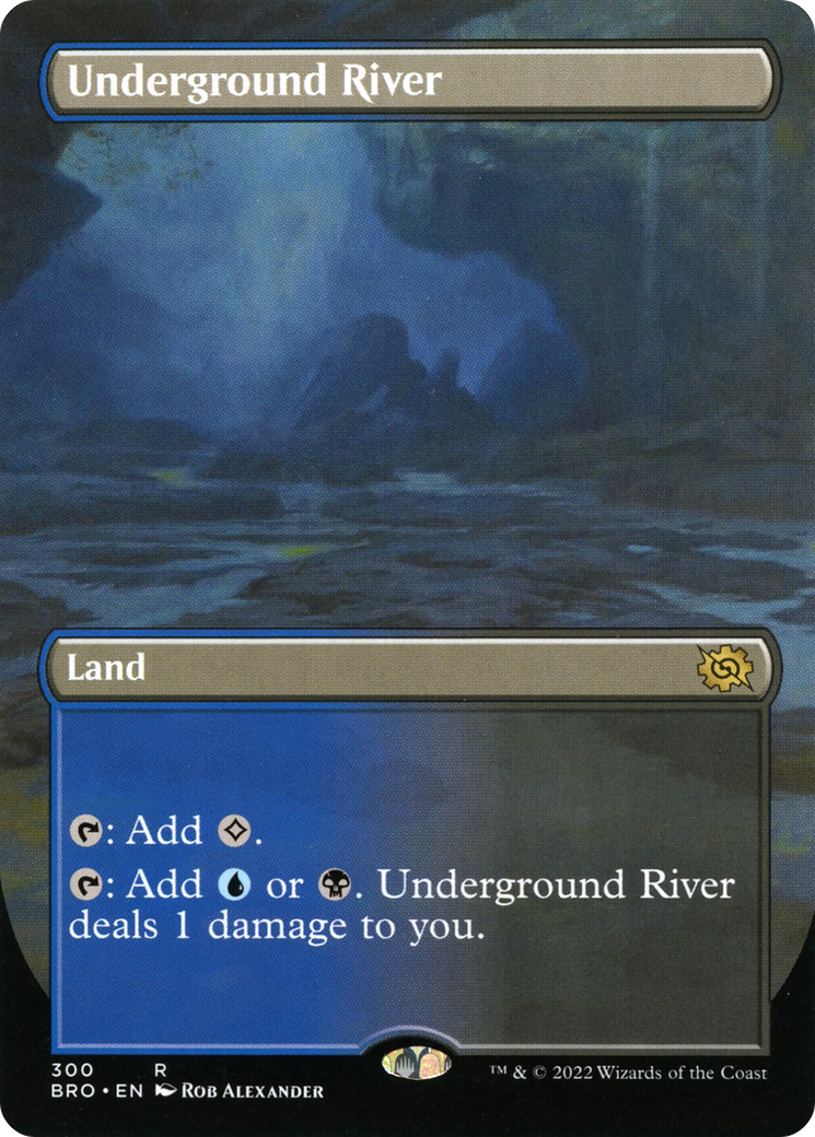 Image of Underground River (Borderless) (BRO-300) - The Brothers' War (Borderless)