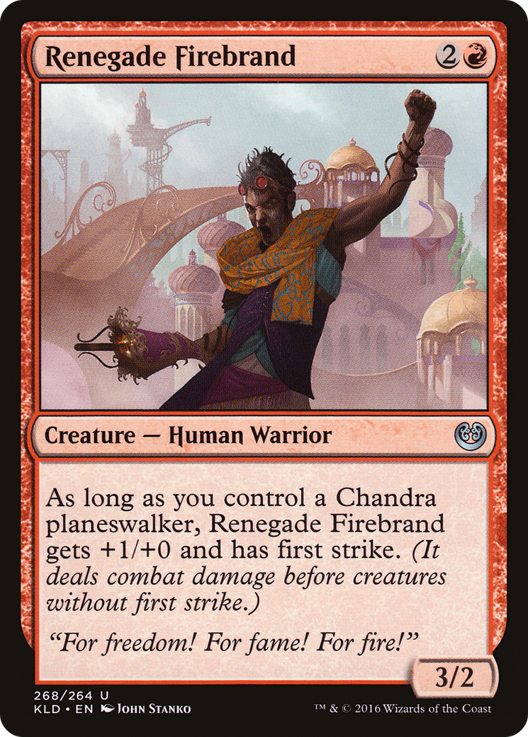 Image of Renegade Firebrand (KLD-268) - Kaladesh