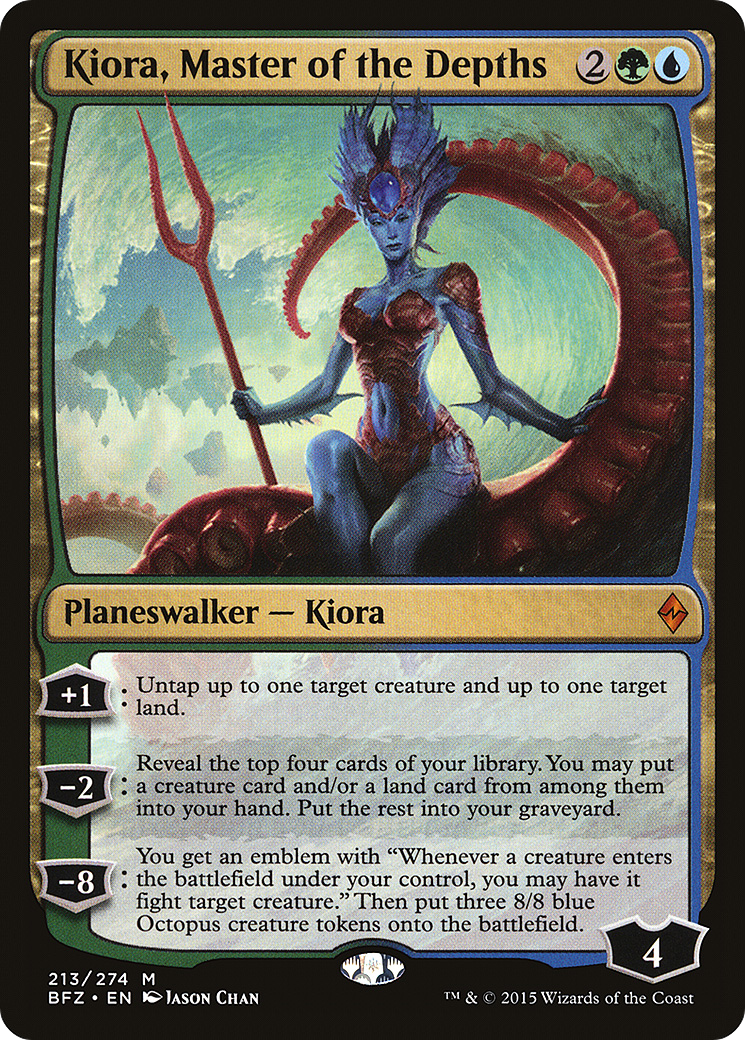 Image of Kiora, Master of the Depths (BFZ-213) - Battle for Zendikar
