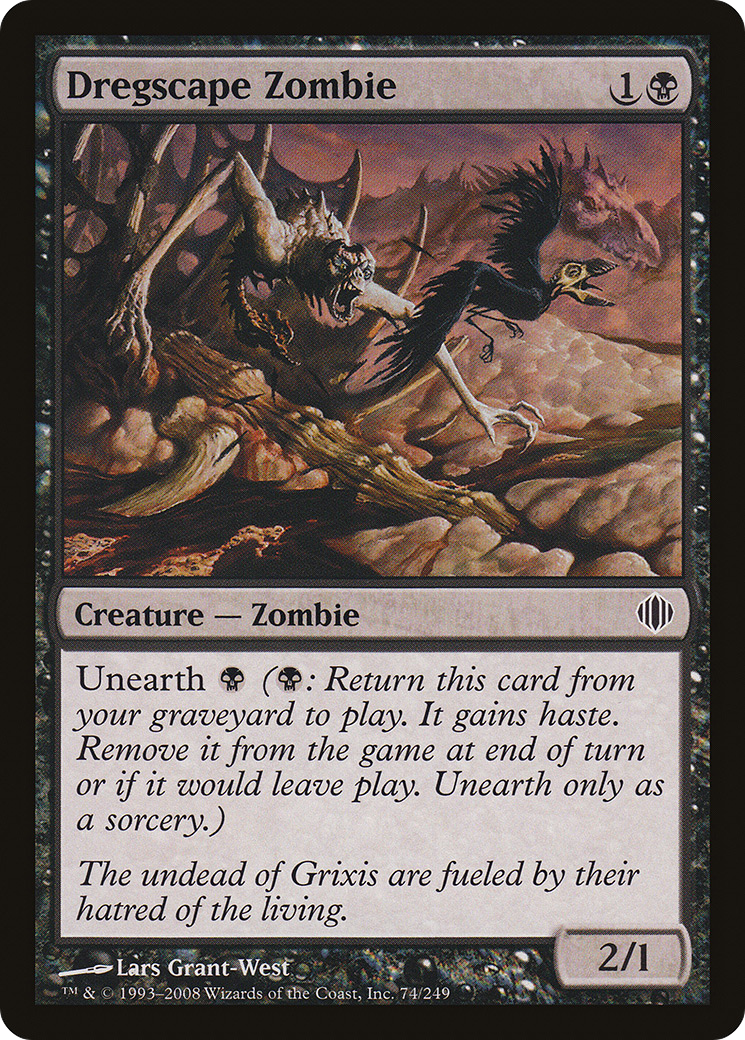 Image of Dregscape Zombie (ALA-074) - Shards of Alara