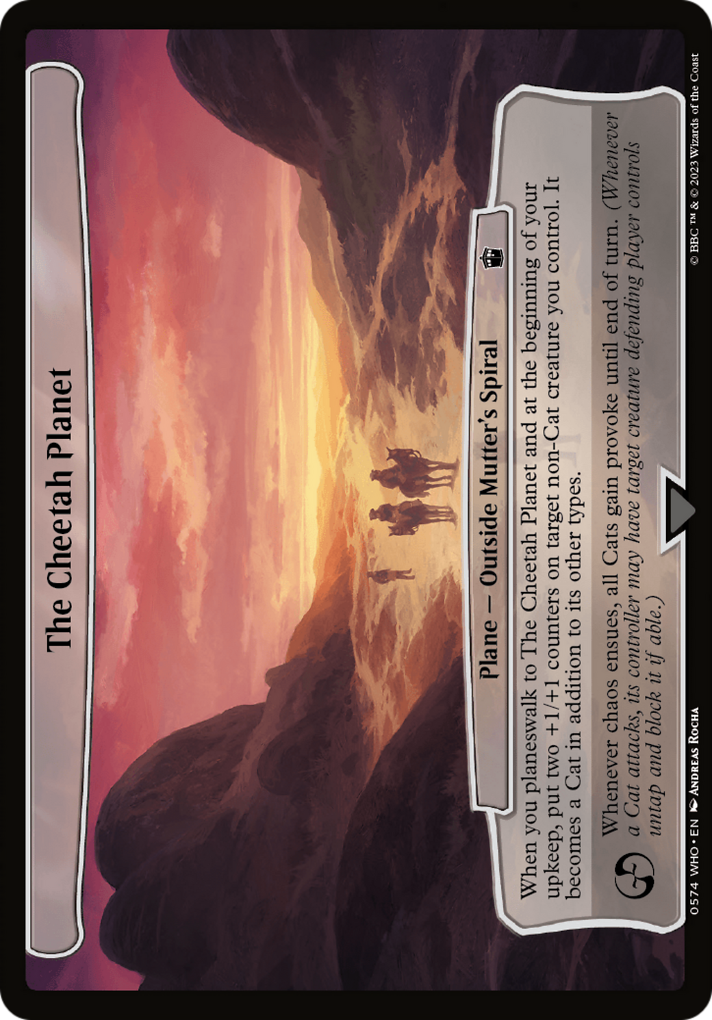 Image of The Cheetah Planet (WHO-574) - Doctor Who