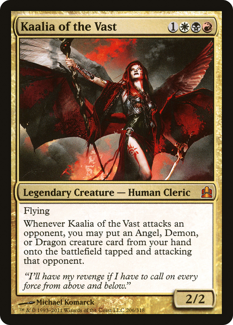 Image of Kaalia of the Vast (CMD-206) - Commander 2011
