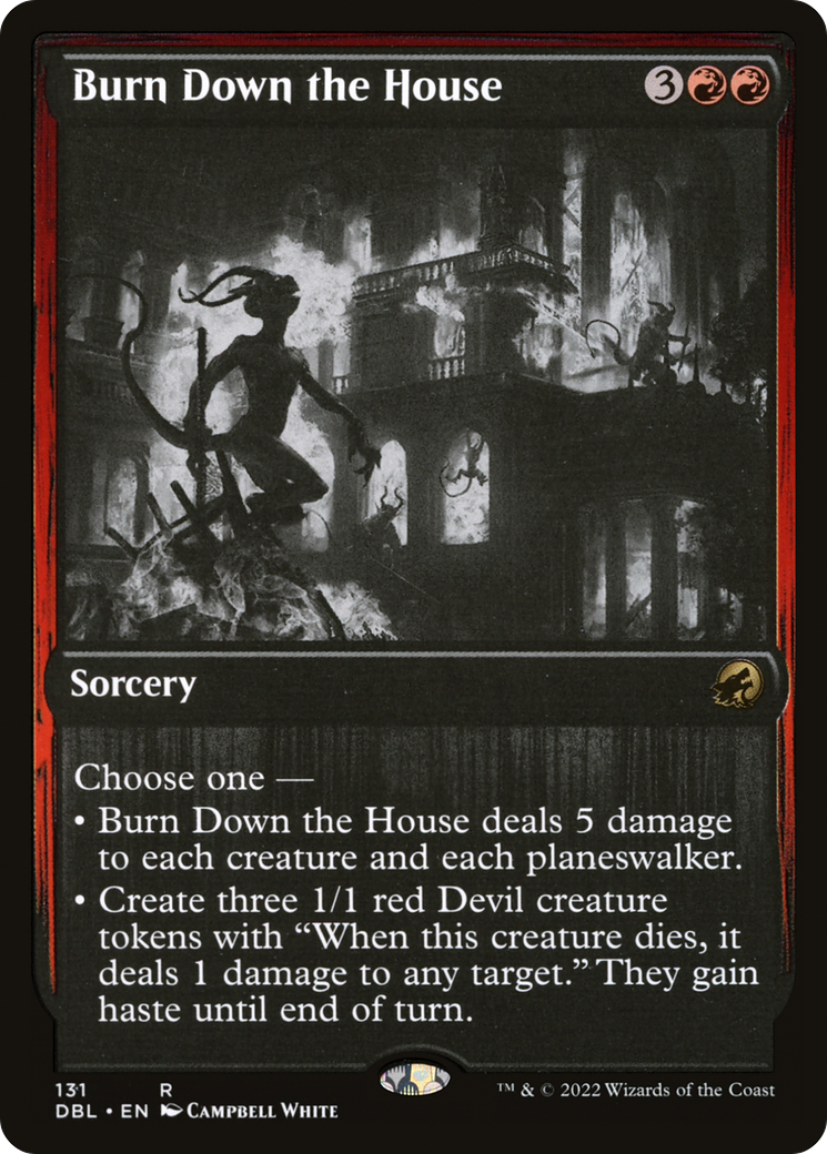 Image of Burn Down the House (DBL-131) - Innistrad: Double Feature Foil