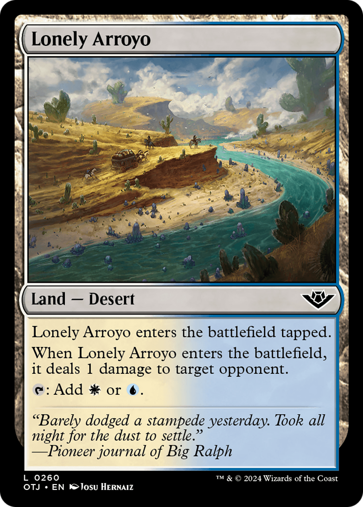Image of Lonely Arroyo (OTJ-260) - Outlaws of Thunder Junction
