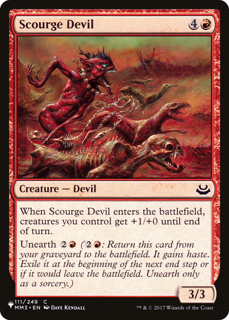 Image of Scourge Devil (LIST-MM3-111) - The List