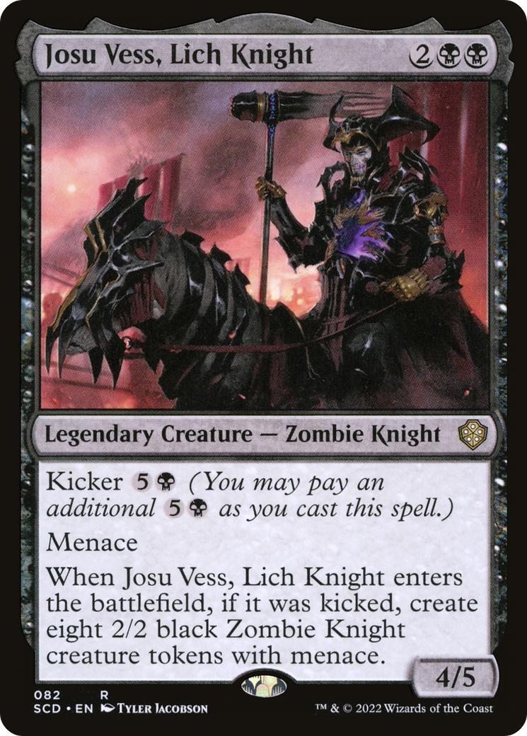 Image of Josu Vess, Lich Knight (SCD-082) - Starter Commander Decks