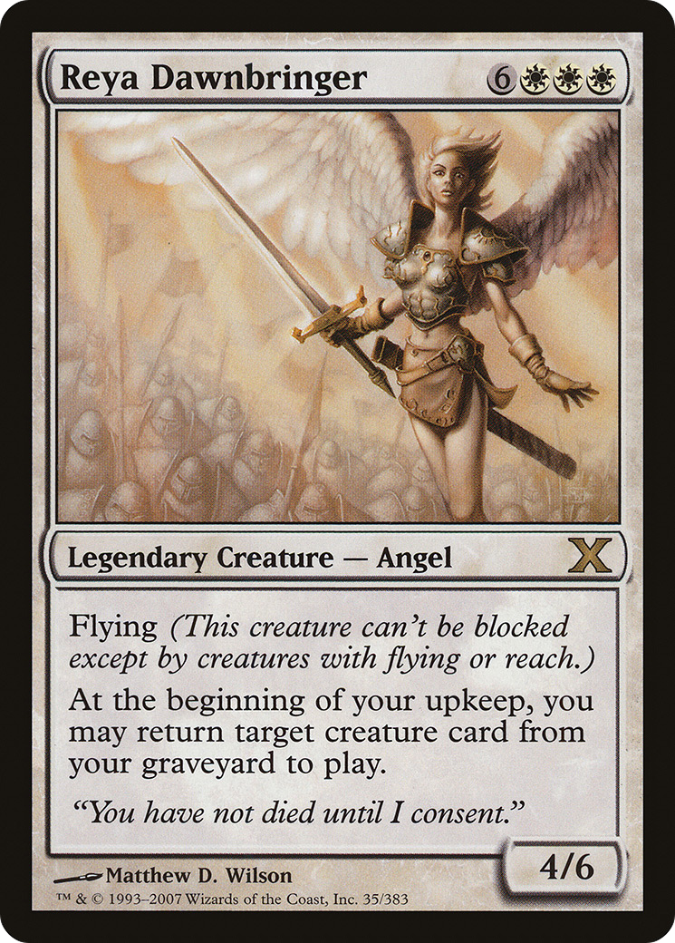 Image of Reya Dawnbringer (10E-035) - Tenth Edition