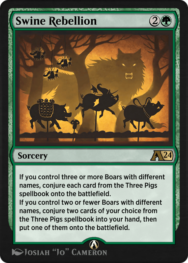 Image of Swine Rebellion (YWOE-015) - Alchemy: Wilds of Eldraine