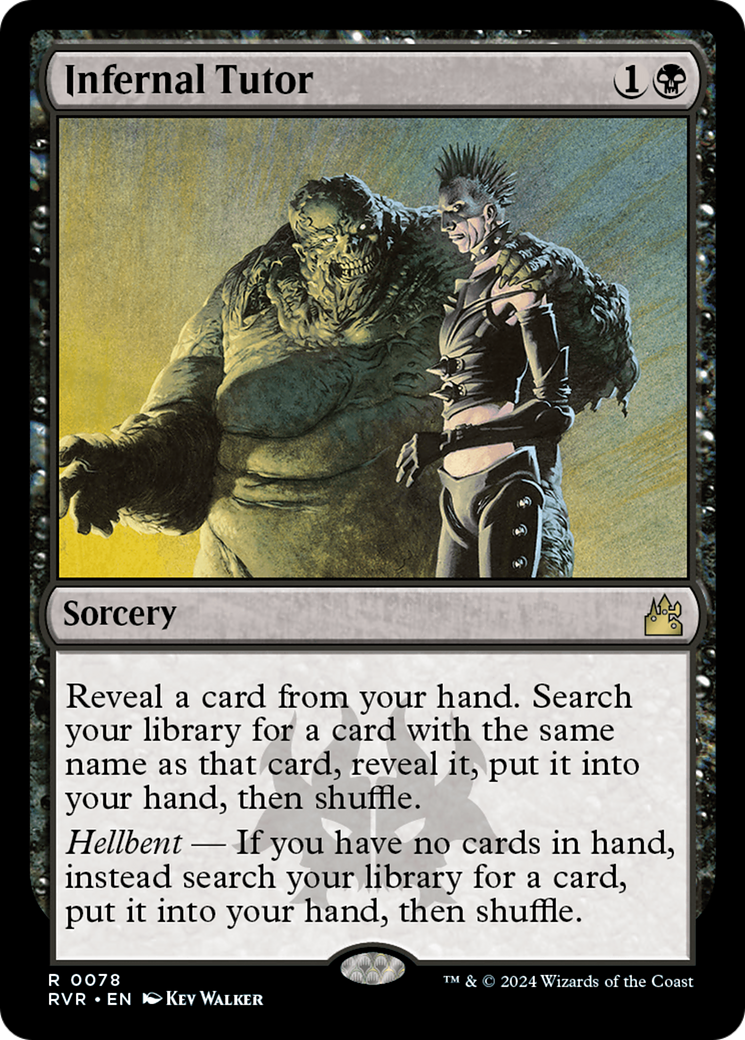 Image of Infernal Tutor (RVR-078) - Ravnica Remastered Foil