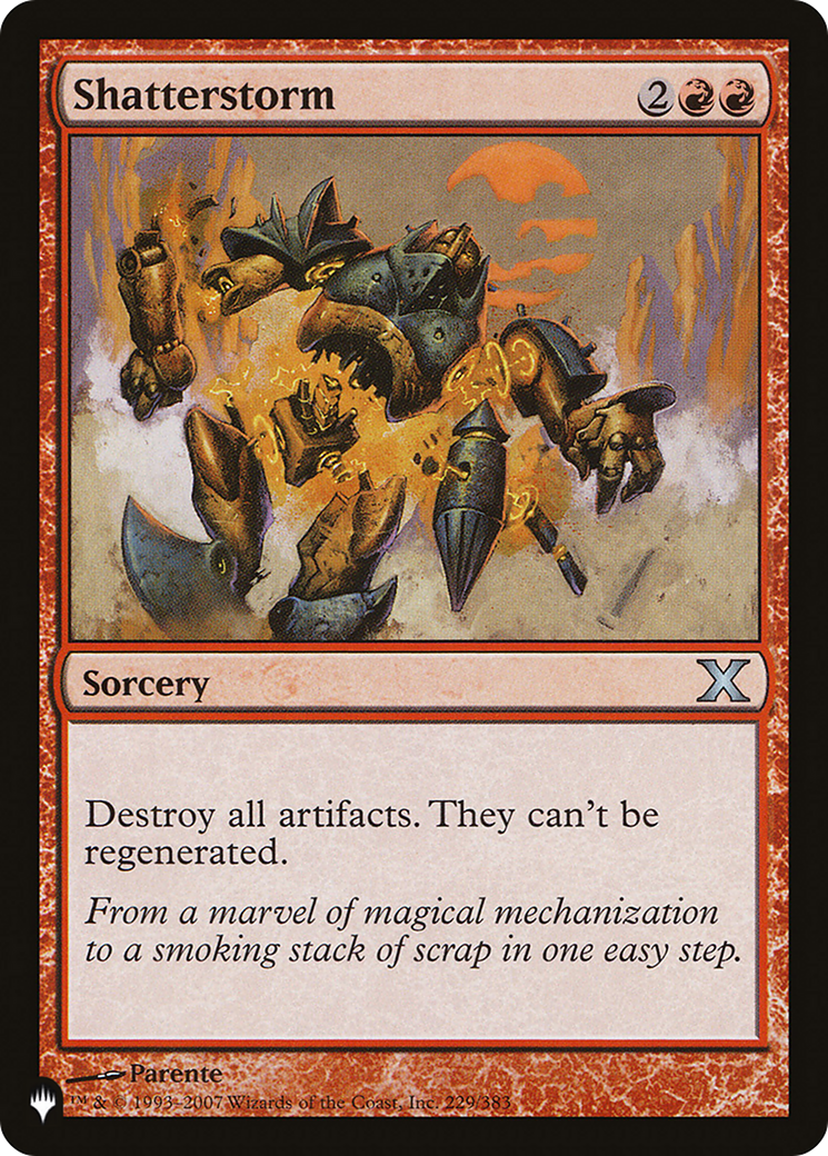 Image of Shatterstorm (LIST-10E-229) - The List