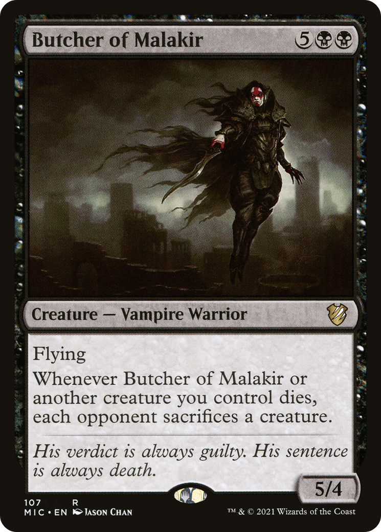 Image of Butcher of Malakir (MIC-107) - Midnight Hunt Commander