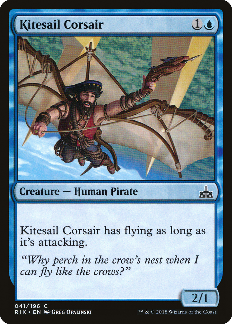 Image of Kitesail Corsair (RIX-041) - Rivals of Ixalan Foil