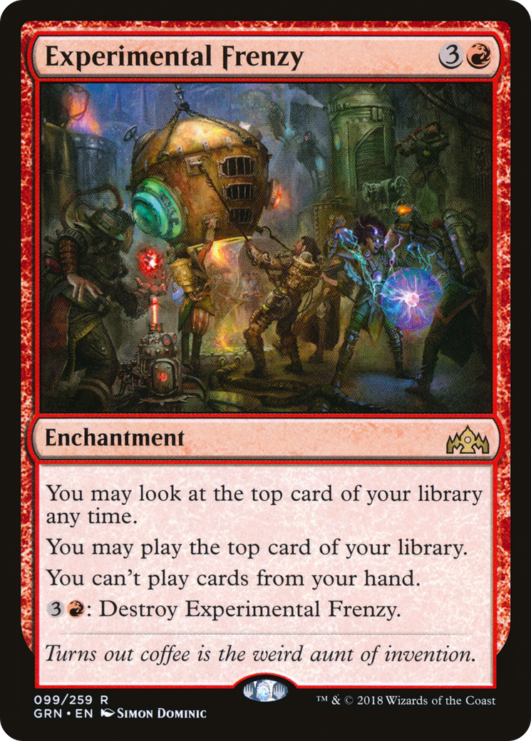 Image of Experimental Frenzy (GRN-099) - Guilds of Ravnica Foil