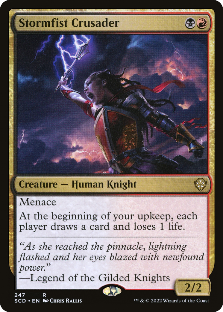 Image of Stormfist Crusader (SCD-247) - Starter Commander Decks