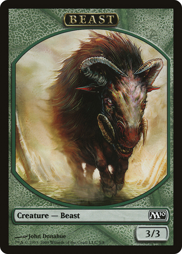 Image of Beast Token (M10-005) - Magic 2010 Tokens