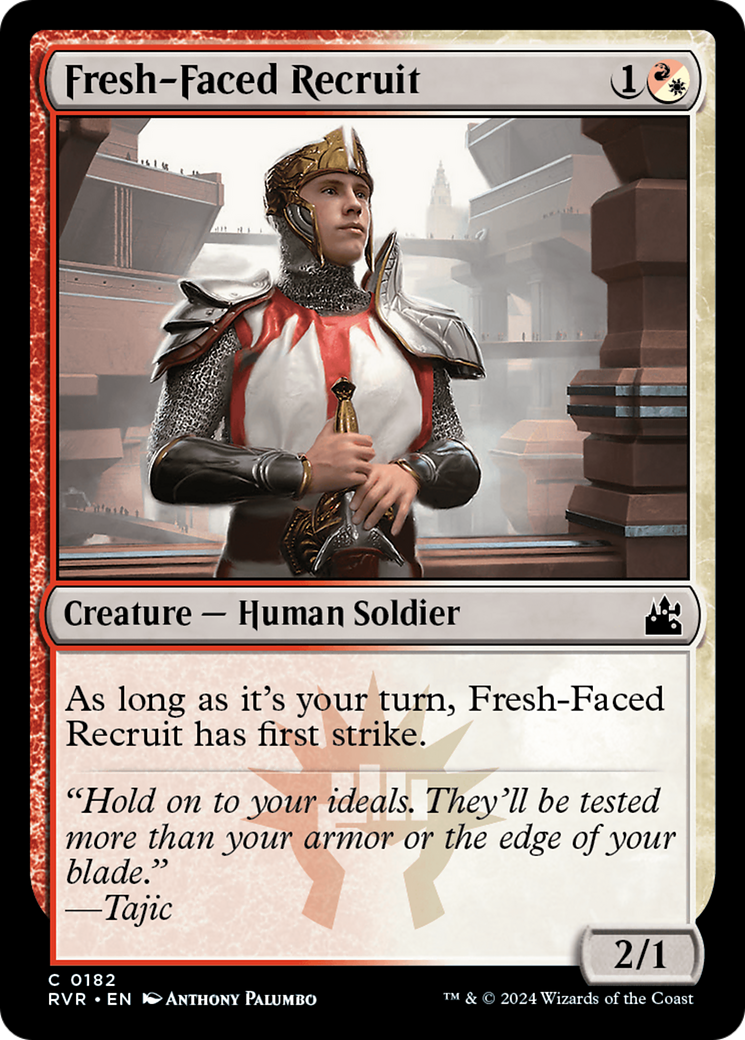 Image of Fresh-Faced Recruit (RVR-182) - Ravnica Remastered