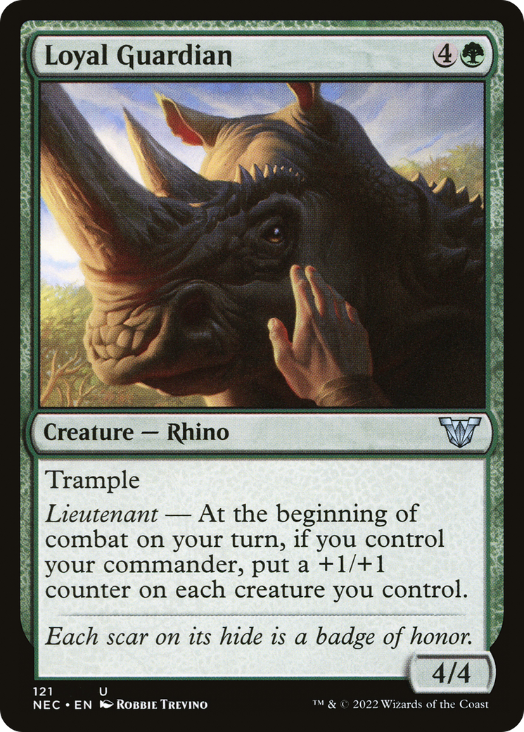Image of Loyal Guardian (NEC-121) - Neon Dynasty Commander