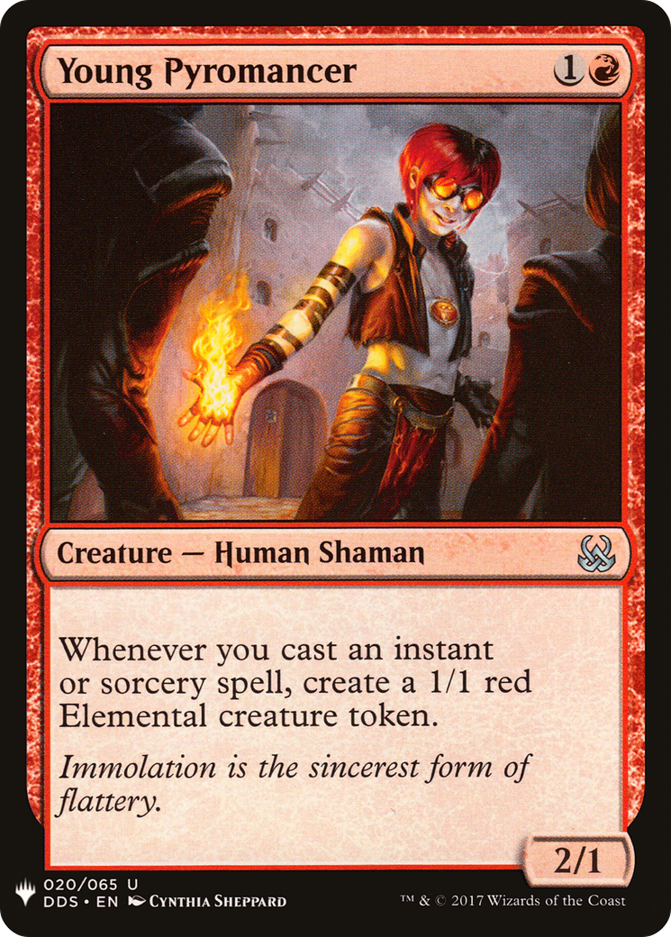 Image of Young Pyromancer (DDS) (LIST-020) - The List
