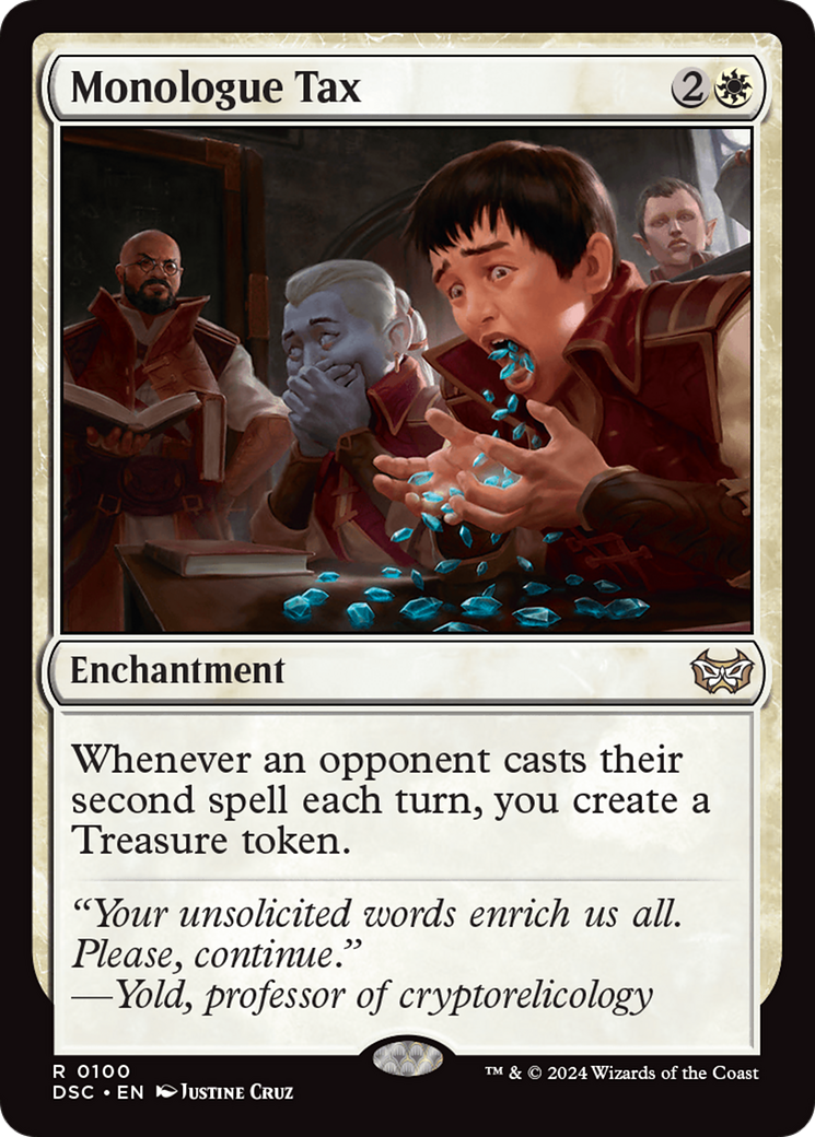 Image of Monologue Tax (DSC-100) - Duskmourn: House of Horror Commander