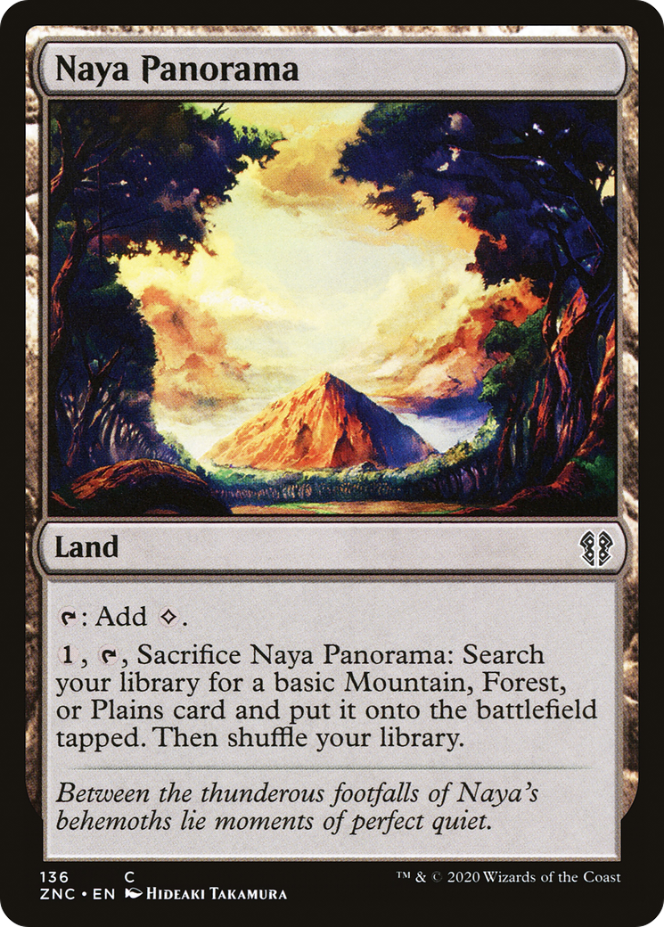 Image of Naya Panorama (ZNC-136) - Zendikar Rising Commander