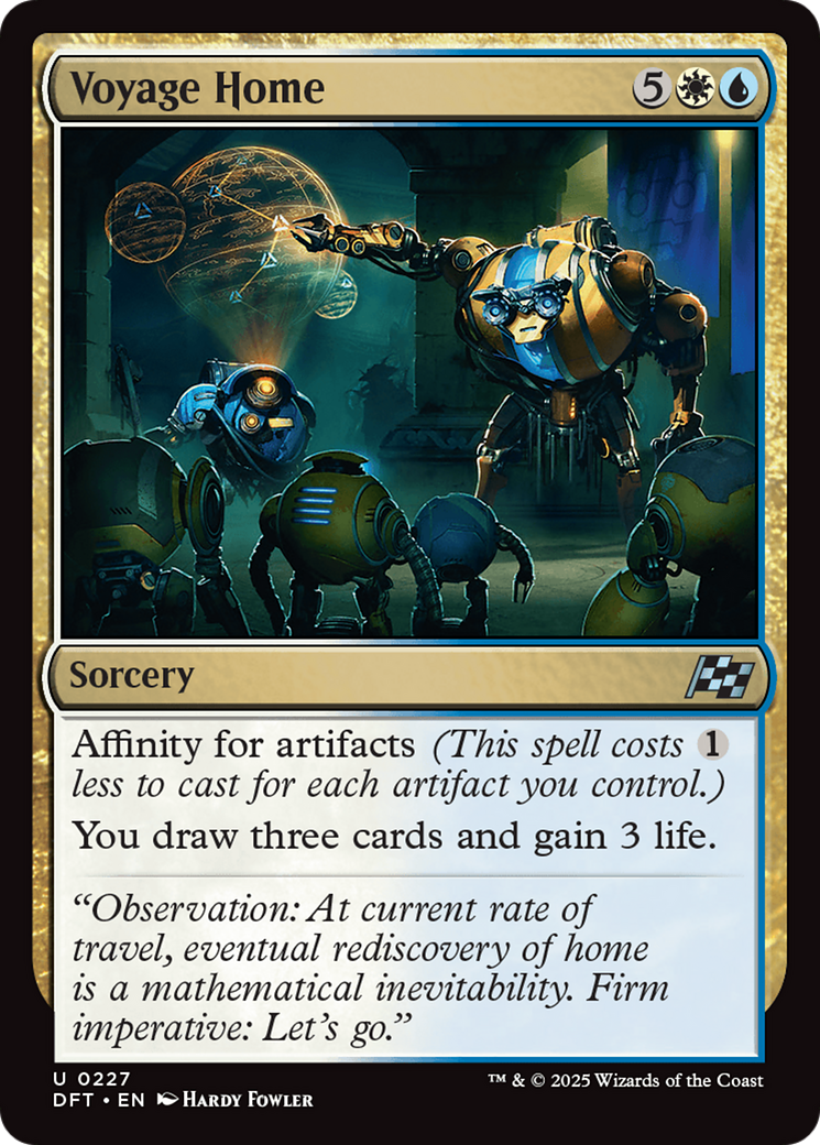 Image of Voyage Home (DFT-227) - Aetherdrift Foil