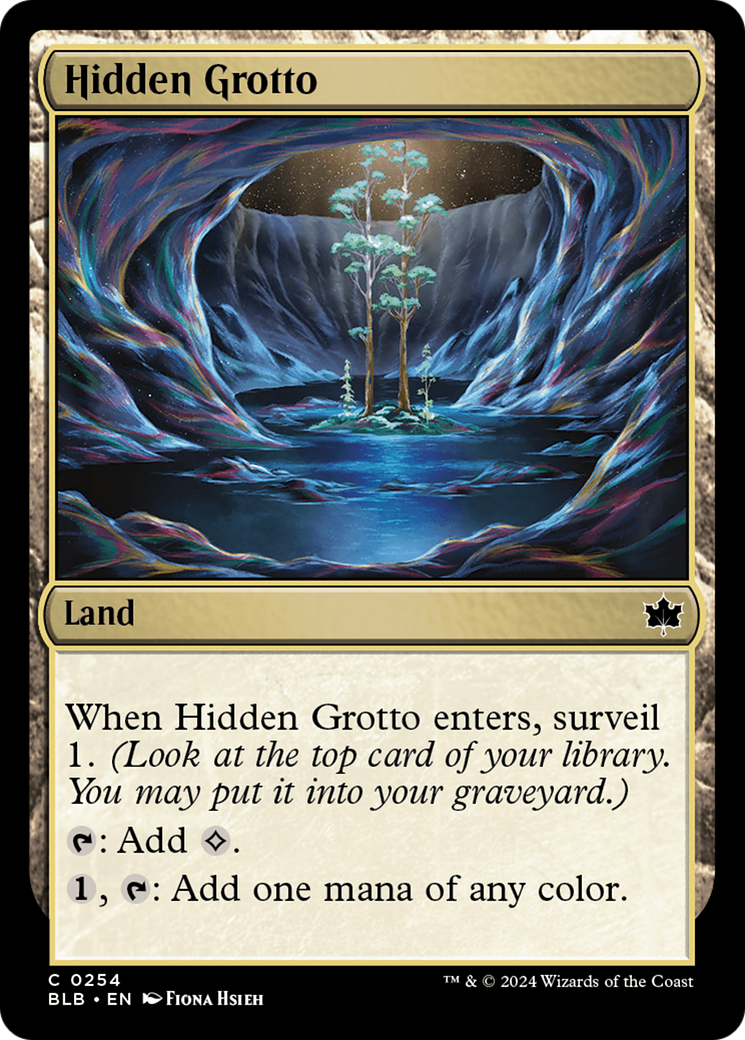 Image of Hidden Grotto (BLB-254) - Bloomburrow