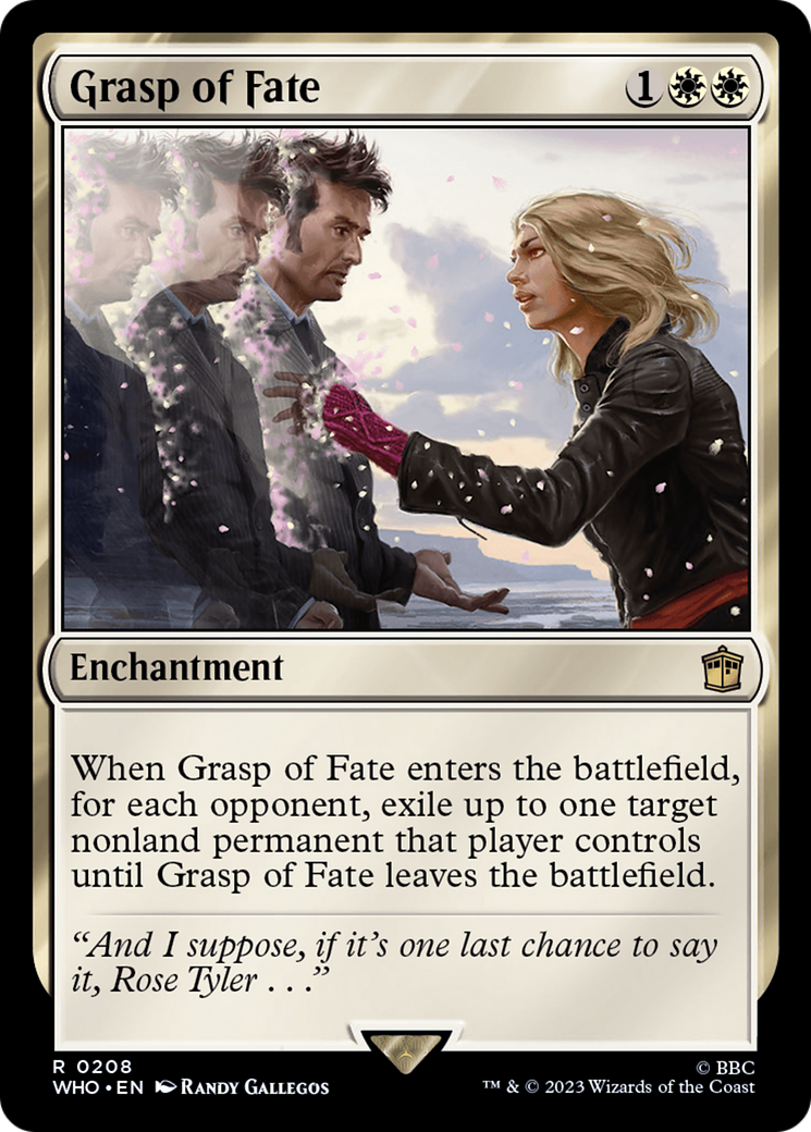 Image of Grasp of Fate (WHO-208) - Doctor Who Foil