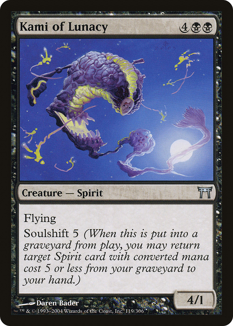 Image of Kami of Lunacy (CHK-119) - Champions of Kamigawa Foil