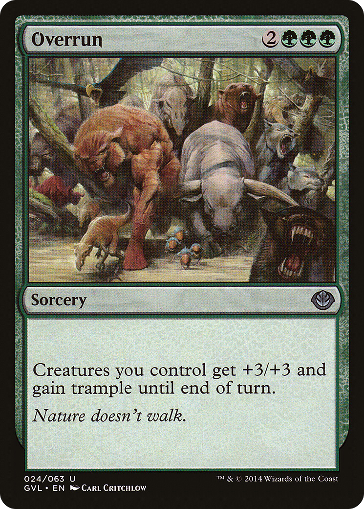 Image of Overrun (DD3-) - Duel Decks Anthology: Garruk vs. Liliana
