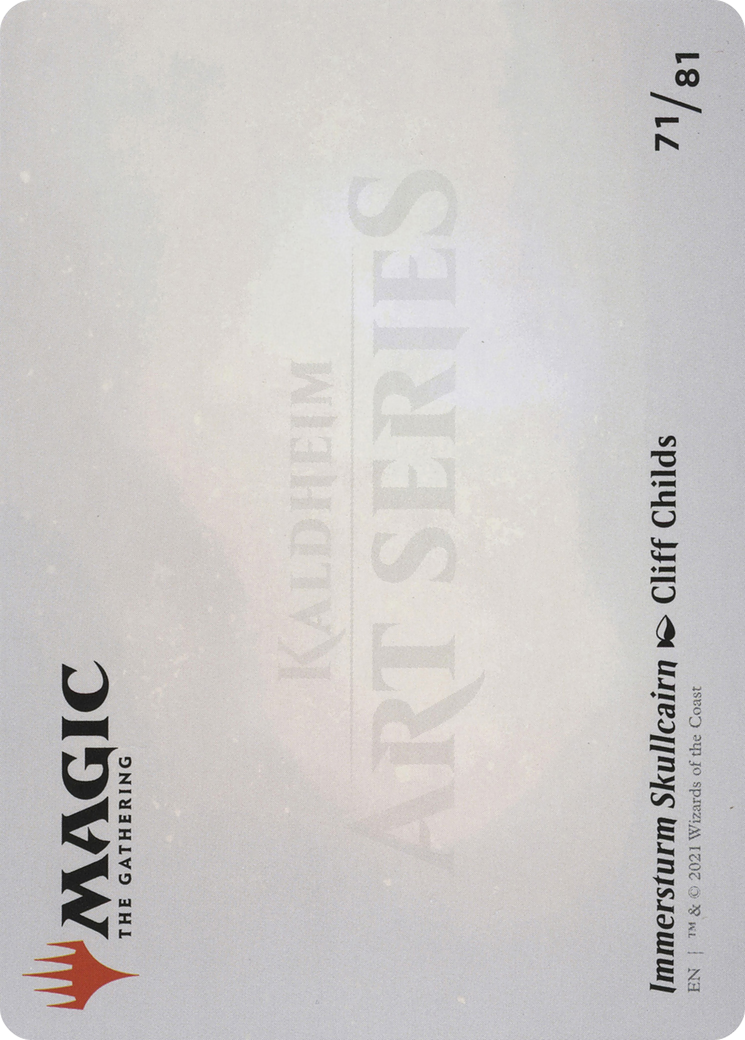 Image of Immersturm Skullcairn // Immersturm Skullcairn (ASKHM-071) - Art Series: Kaldheim (Borderless) Foil