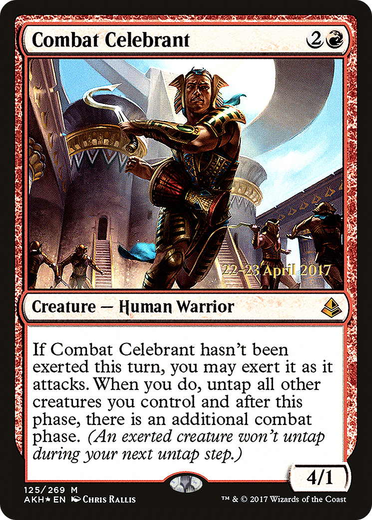 Image of Combat Celebrant (PRE-125) - Amonkhet Promos Foil