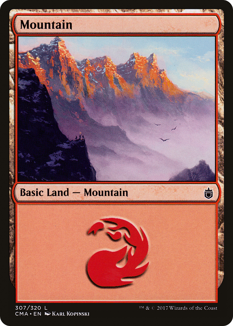 Image of Mountain (307) (CMA-307) - Commander Anthology