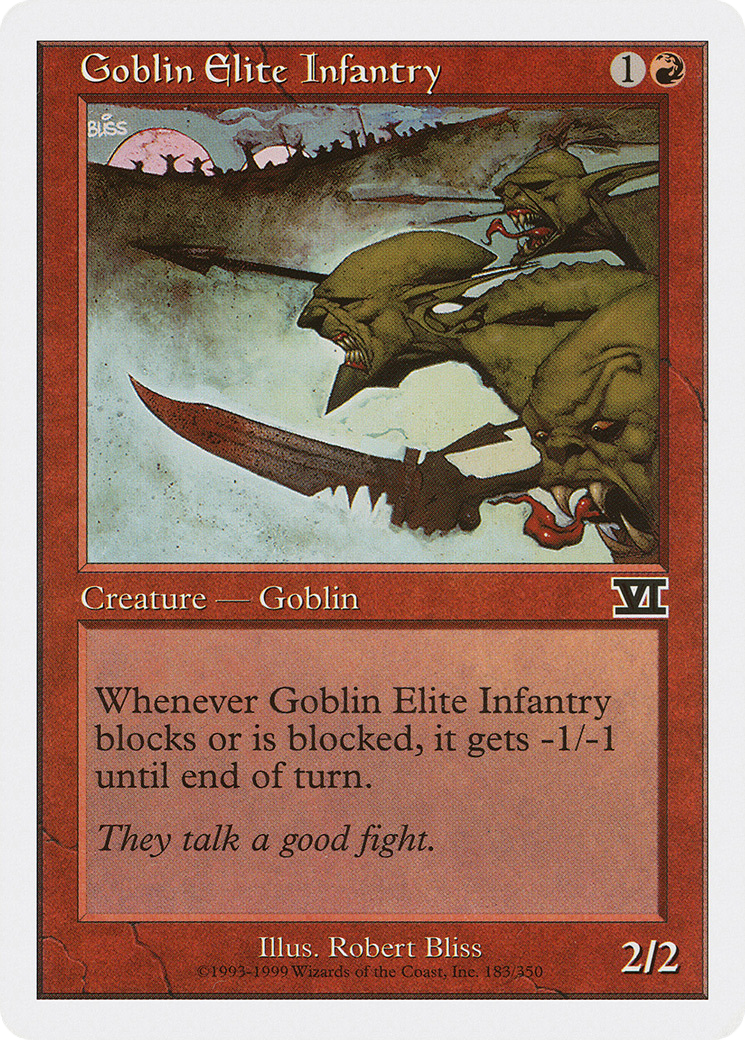 Image of Goblin Elite Infantry (6ED-183) - Classic Sixth Edition