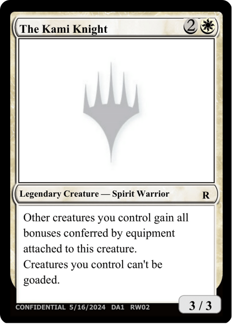 Image of The Kami Knight (UNK-RW02C) - Unknown Event